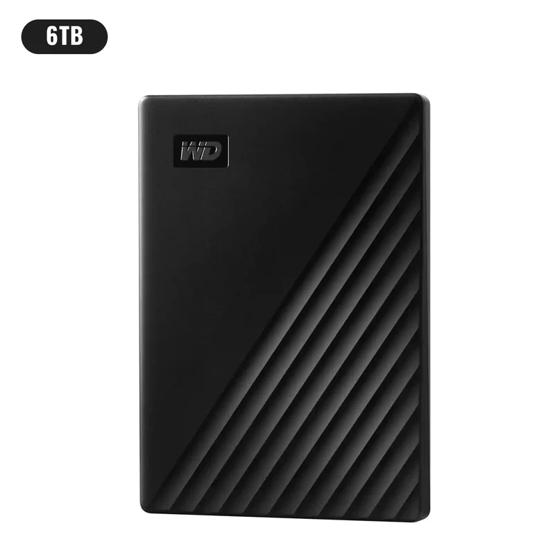 WD My Passport External Hard Drive USB 3.2 Gen 1 (5TB, 6TB) (Black)
