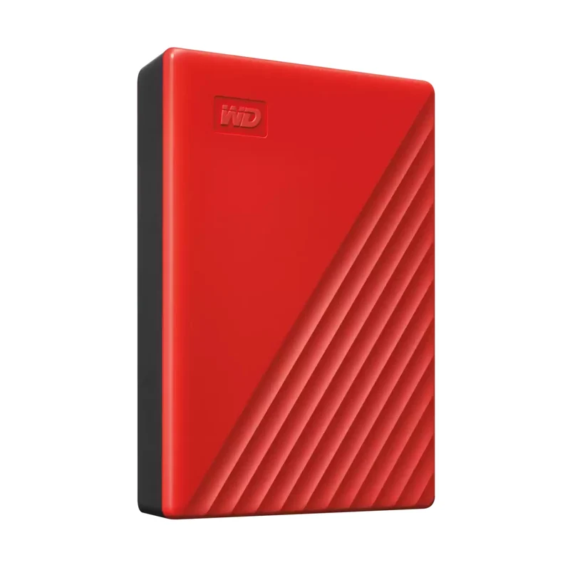 WD My Passport External Hard Drive USB 3.2 Gen 1 (5TB, 6TB) (Red)