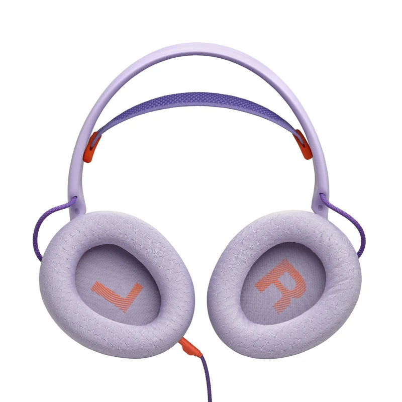 JBL Quantum 250 Wired Multiplatform Gaming Headset (Purple, White, Teal)