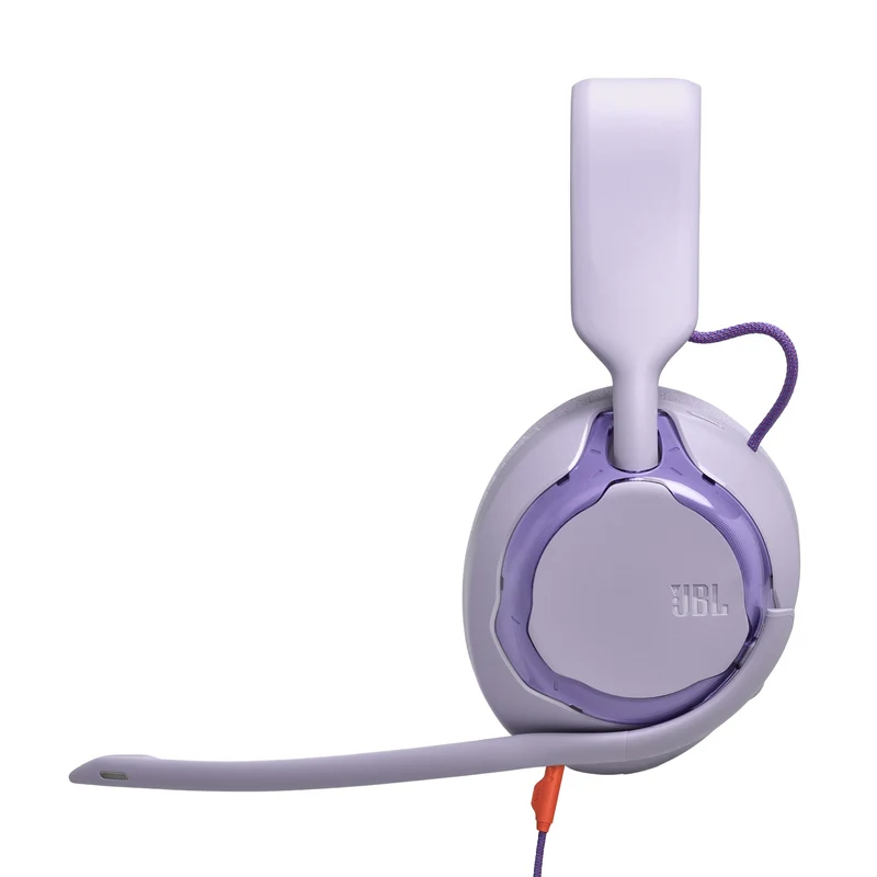 JBL Quantum 250 Wired Multiplatform Gaming Headset (Purple, White, Teal)