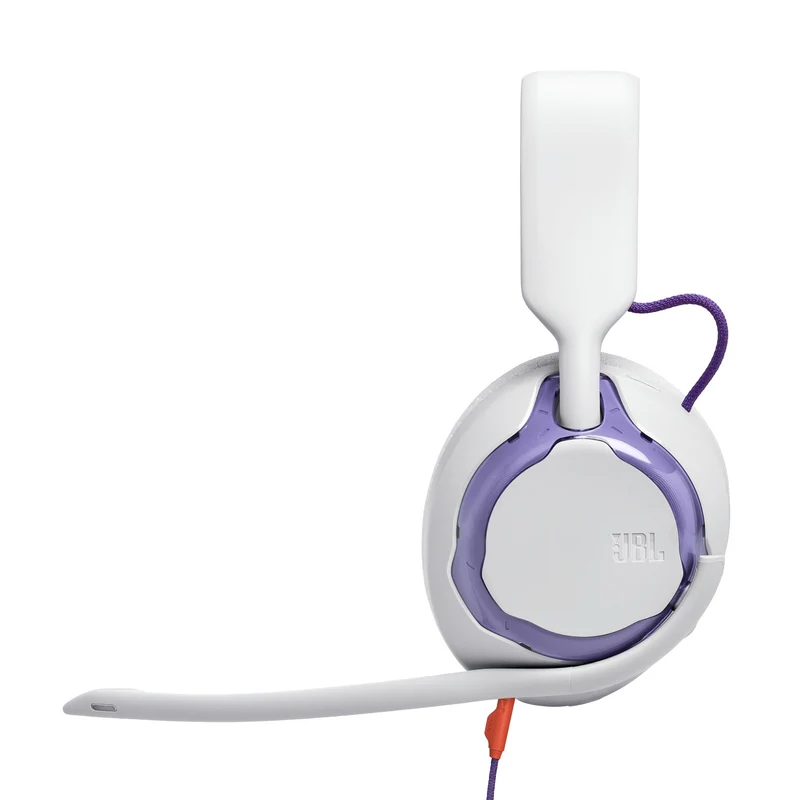 JBL Quantum 250 Wired Multiplatform Gaming Headset (Purple, White, Teal)