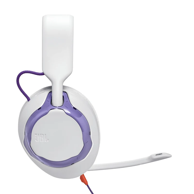 JBL Quantum 250 Wired Multiplatform Gaming Headset (Purple, White, Teal)