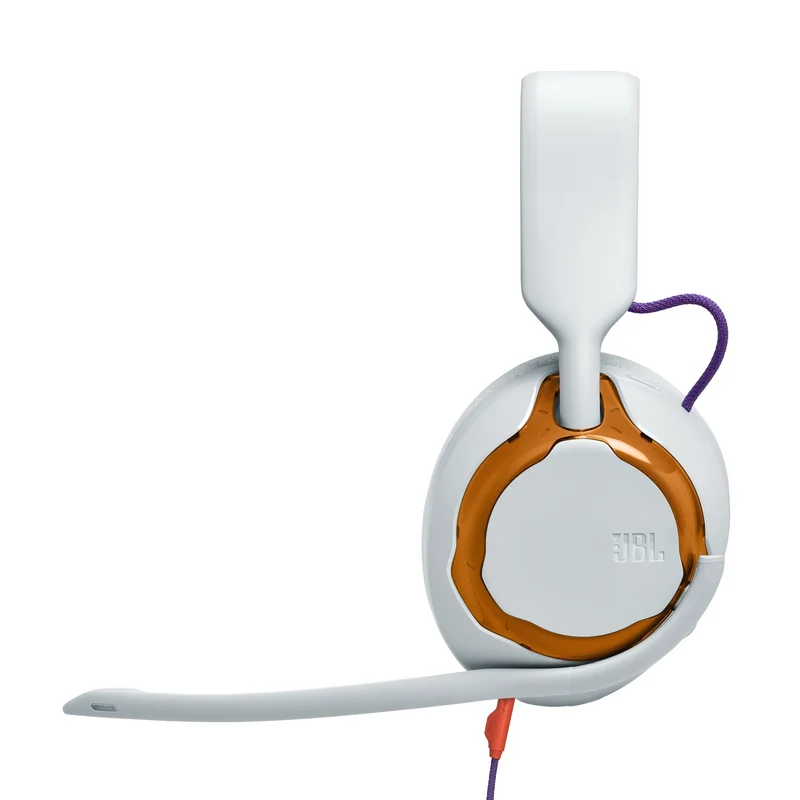 JBL Quantum 250 Wired Multiplatform Gaming Headset (Purple, White, Teal)