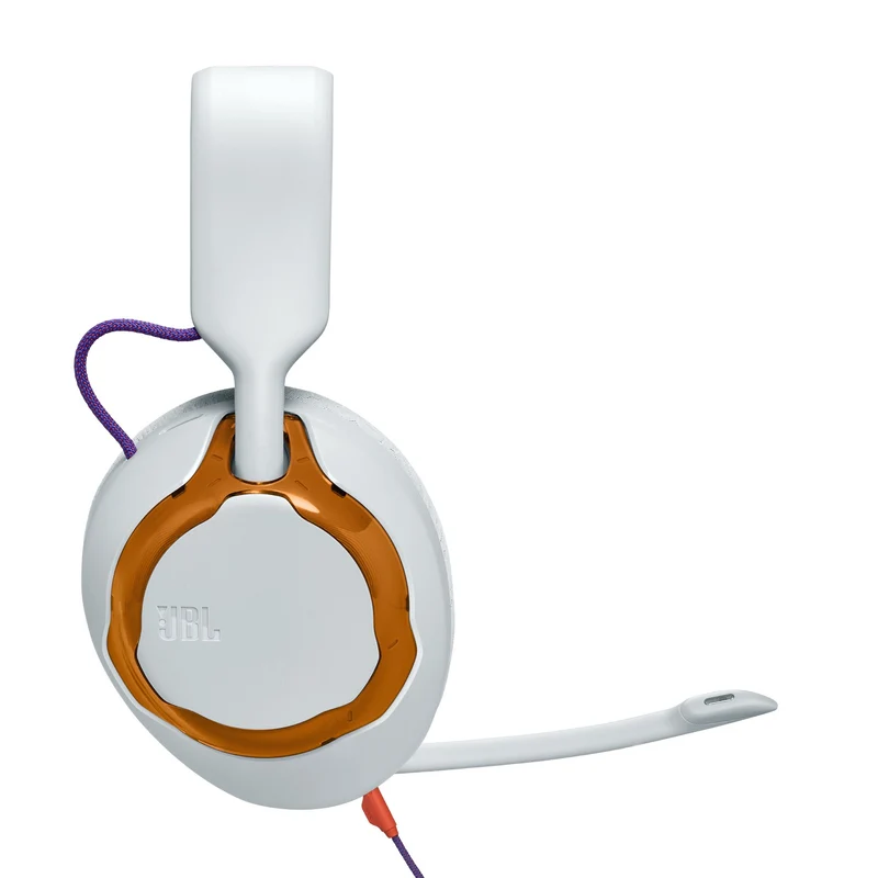 JBL Quantum 250 Wired Multiplatform Gaming Headset (Purple, White, Teal)