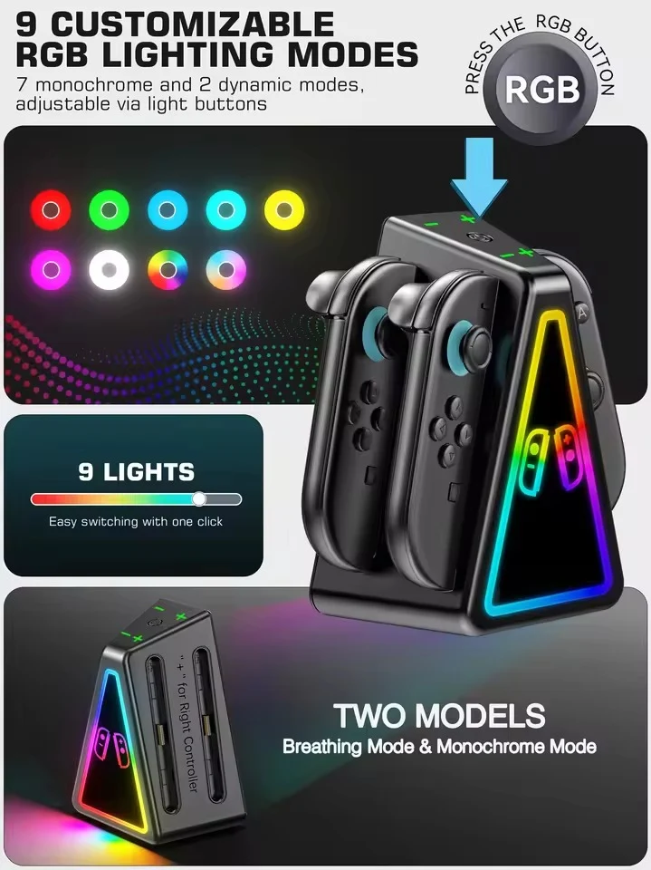 Nintendo Switch 2 Controller Charging Dock (Black) (VG-SW217)