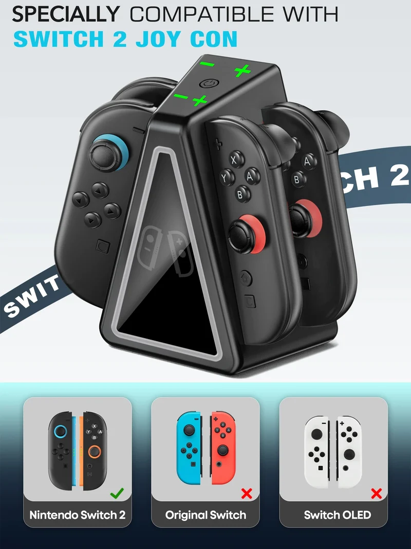 Nintendo Switch 2 Controller Charging Dock (Black) (VG-SW217)