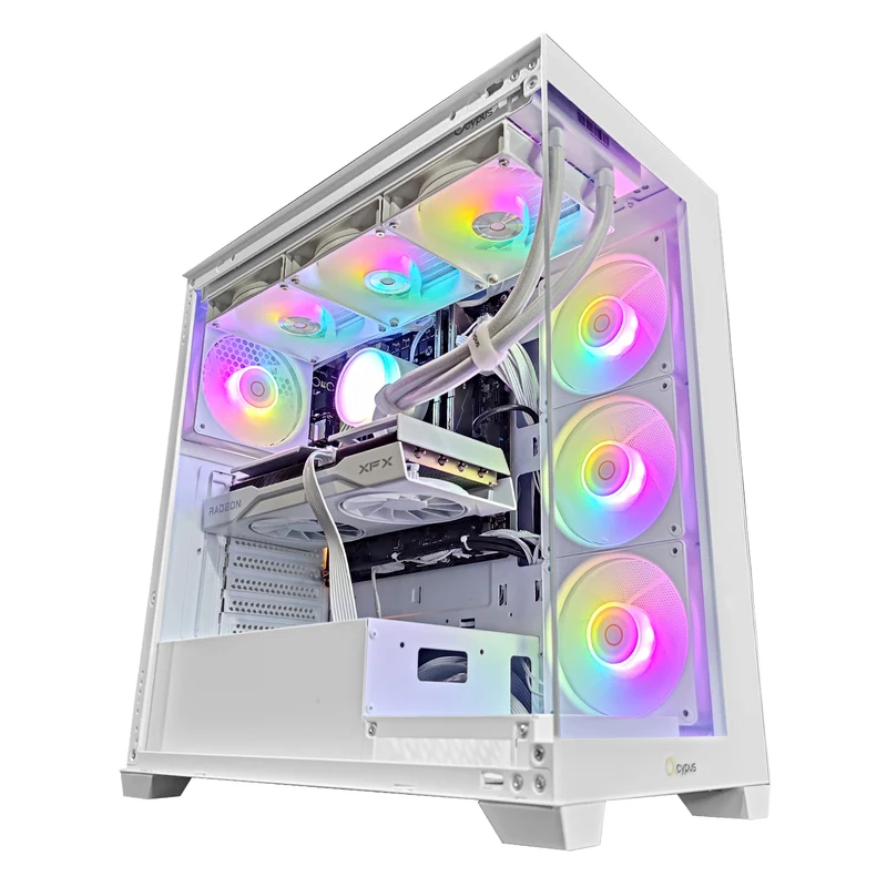 Sigma Gamma C72 White Desktop Gaming PC | Intel i5 14400F | 32GB RAM | 1TB SSD | RX 9060 XT| Windows 11 Pro