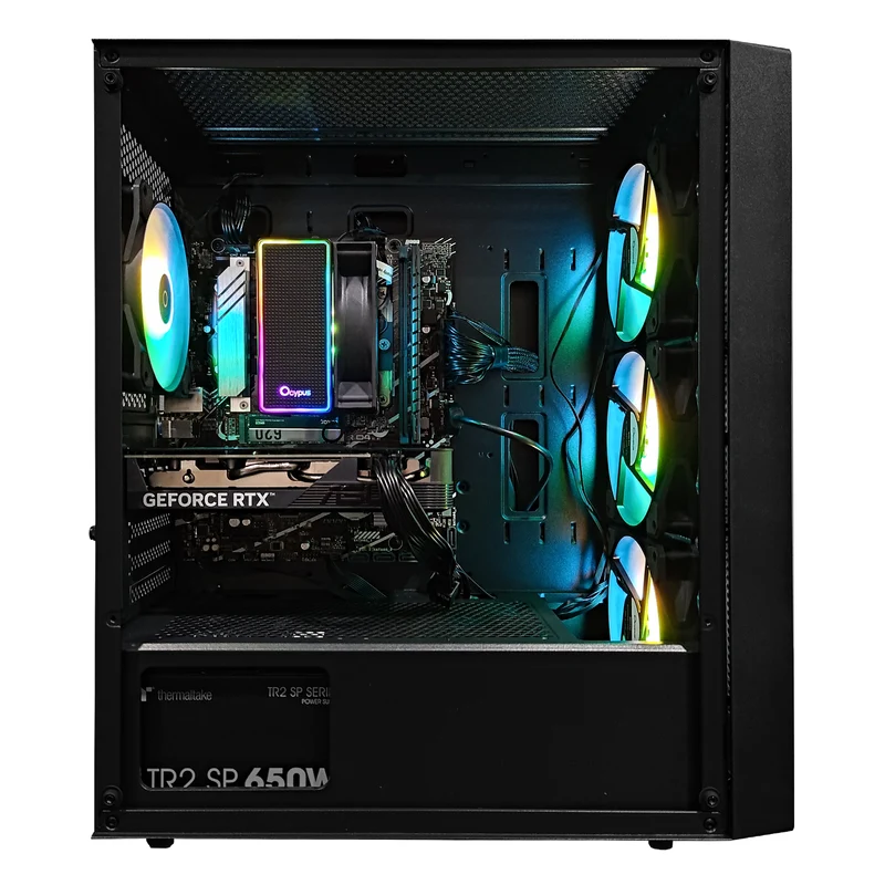 Alpha Gamma C50 Black Desktop Gaming PC | Intel i5 12400F | 16GB RAM | 512GB SSD | RTX 4060 | Windows 11 Pro