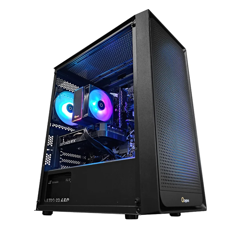 Alpha Gamma C50 Black Desktop Gaming PC | Intel i5 12400F | 16GB RAM | 512GB SSD | RTX 4060 | Windows 11 Pro