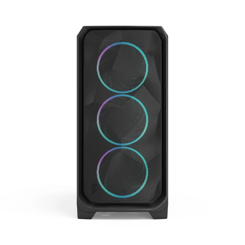 Fractal Design Meshify 3 XL Computer Case (Black RGB Tempered Glass Light Tint, White RGB Tempered Glass Clear Tint)