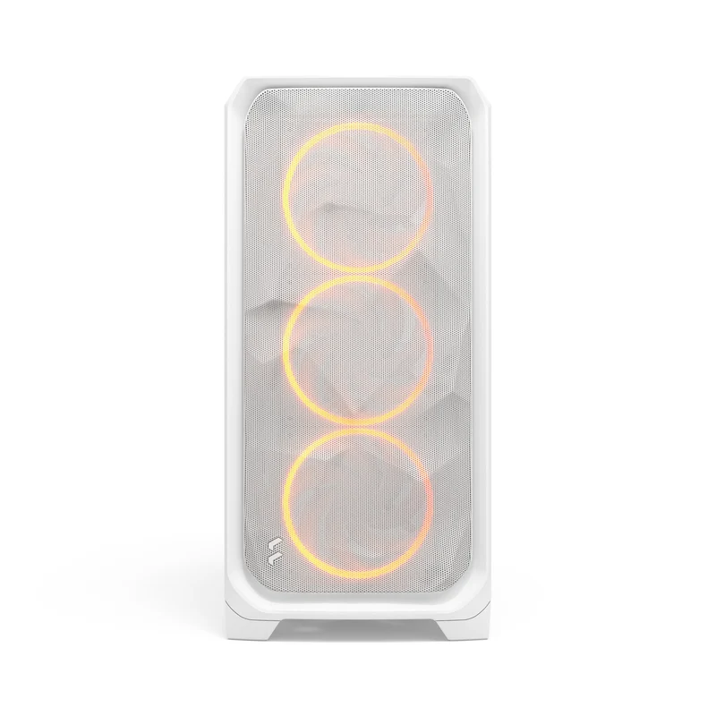 Fractal Design Meshify 3 XL Computer Case (Black RGB Tempered Glass Light Tint, White RGB Tempered Glass Clear Tint)