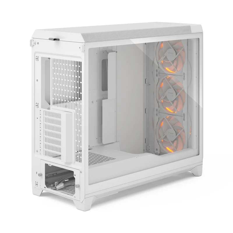 Fractal Design Meshify 3 XL Computer Case (Black RGB Tempered Glass Light Tint, White RGB Tempered Glass Clear Tint)