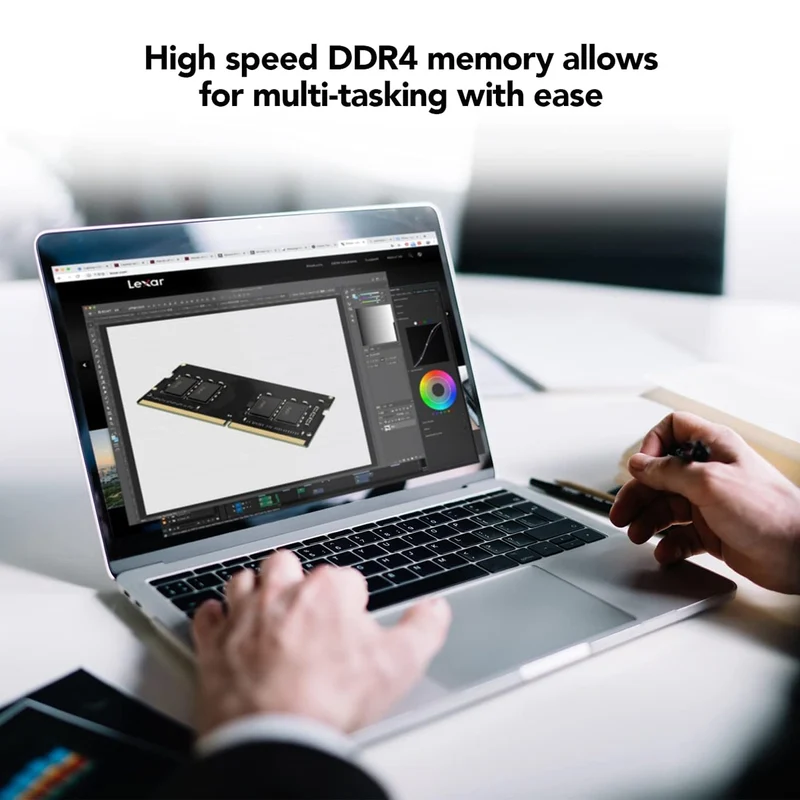 Lexar 32GB DDR4 3200MHz CL22-22-22-52 SODIMM Laptop Memory (LD4AS032G-B3200GSST)
