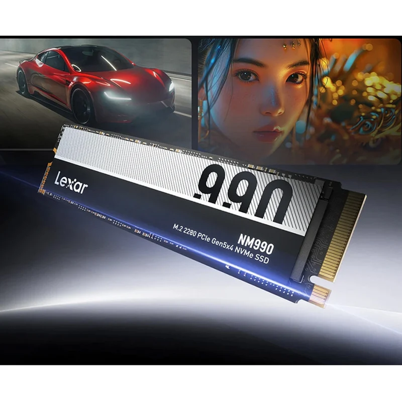 Lexar NM990 M.2 2280 PCIe Gen5x4 NVMe SSD (1TB, 2TB)