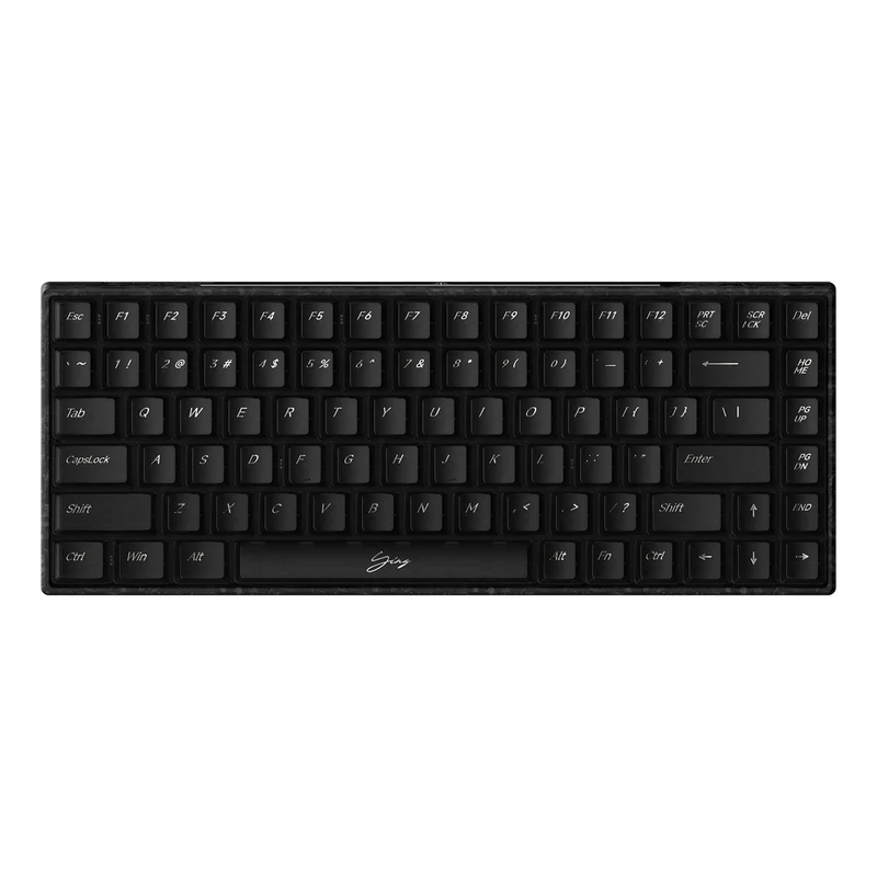 WLMouse YING75 Carbon Fiber Keyboard Nightfall Switch (Custom Gateron)