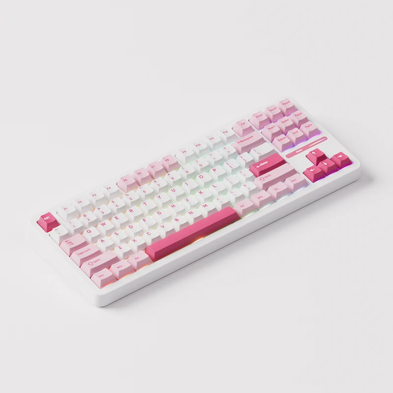Akko TAC87 Prunus Lannesiana Multi-Mode RGB Hot-Swappable Mechanical Keyboard (Akko Stellar Rose Switch)