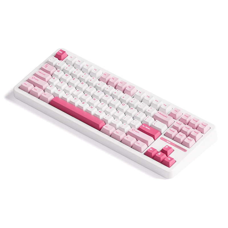 Akko TAC87 Prunus Lannesiana Multi-Mode RGB Hot-Swappable Mechanical Keyboard (Akko Stellar Rose Switch)