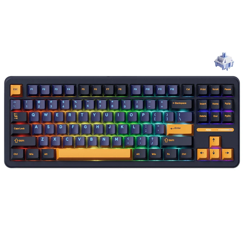 Akko TAC87 Horizon Multi-Mode RGB Hot-Swappable Mechanical Keyboard (Akko Mirror Switch)