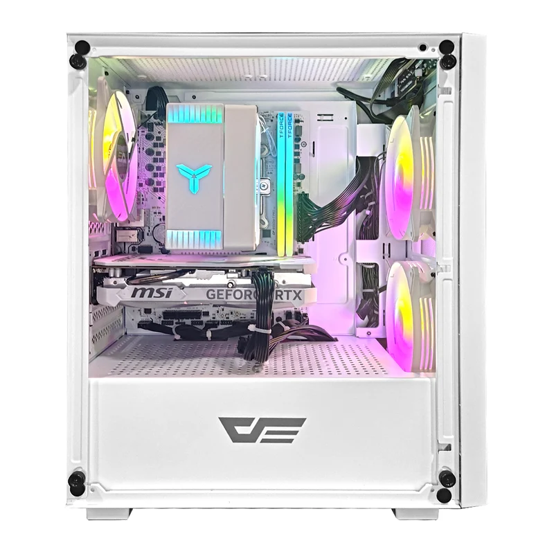Alpha M305 Mesh White Desktop Gaming PC | Ryzen 5 5600 | 16GB RAM | 512GB SSD | RTX 4060 | Windows 11 Pro