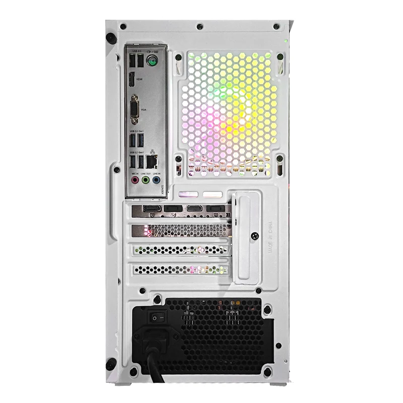 Alpha M305 Mesh White Desktop Gaming PC | Ryzen 5 5600 | 16GB RAM | 512GB SSD | RTX 4060 | Windows 11 Pro