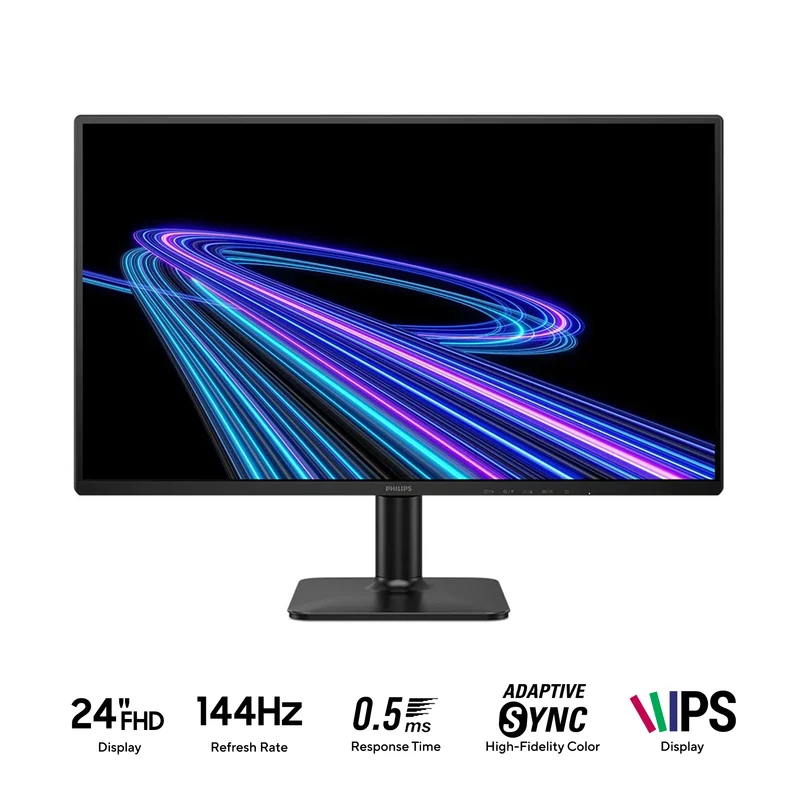 Philips 24E2G2200/71 24" FHD (1920x1080) 144Hz 0.5ms IPS Monitor with Tilt Adjustment (Black)