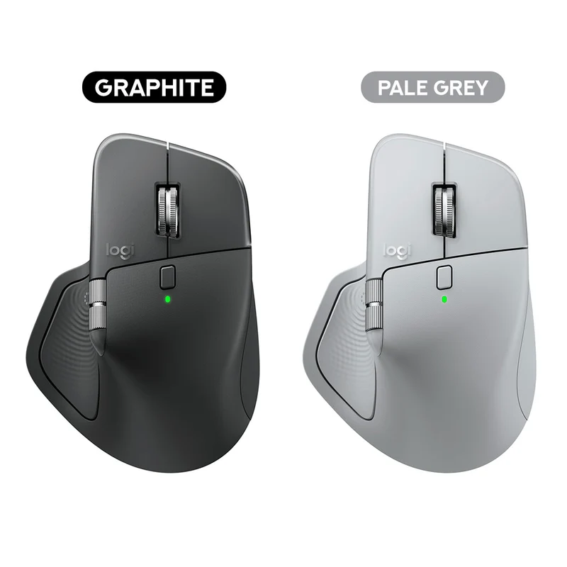 Logitech Mx Master 4 High-Performance Wireless Mouse (Graphite, Pale Grey)