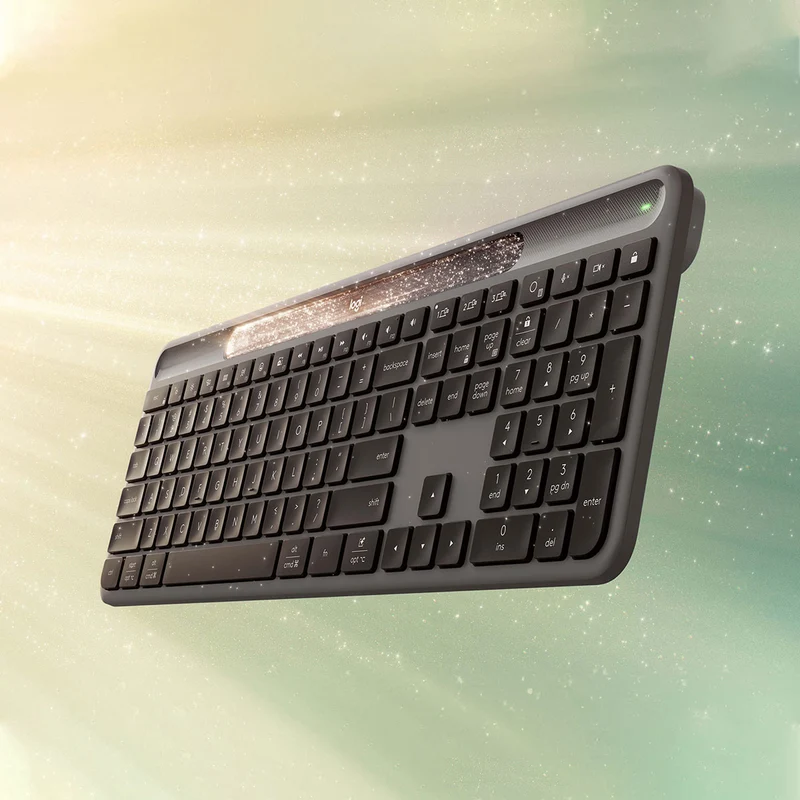 Logitech Signature Slim Solar+ K980 Wireless Keyboard (Graphite) (920-013765)
