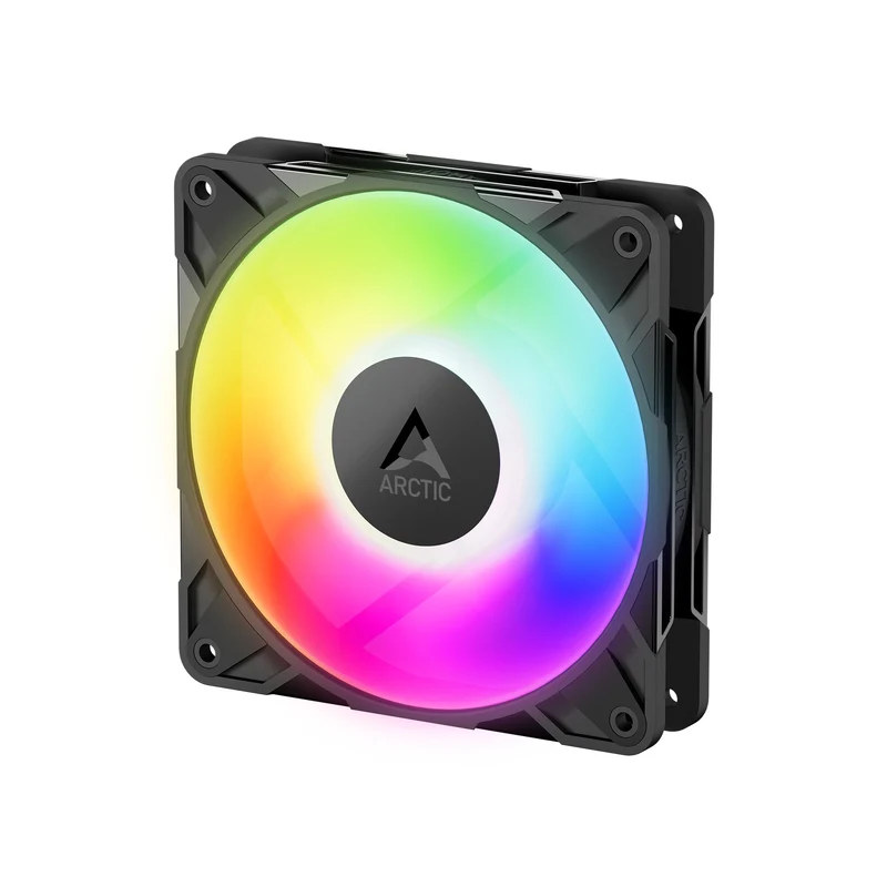 Arctic P12 Pro A-RGB Single Pack 120mm PWM Fan with Cable Splitter (Black) (ACFAN00309A)