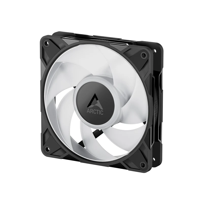 Arctic P12 Pro A-RGB Single Pack 120mm PWM Fan with Cable Splitter (Black) (ACFAN00309A)
