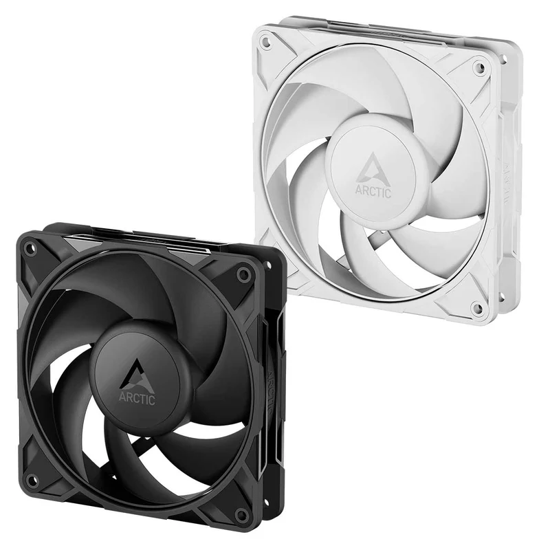 Arctic P12 Pro PST Single Pack 120mm PWM Fan with Cable Splitter (Black, White)