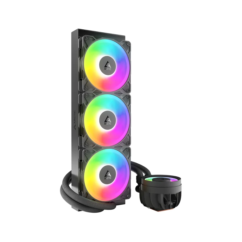 Arctic Liquid Freezer III Pro 360 A-RGB Multi Compatible AIO CPU Water Cooler (Black, White)