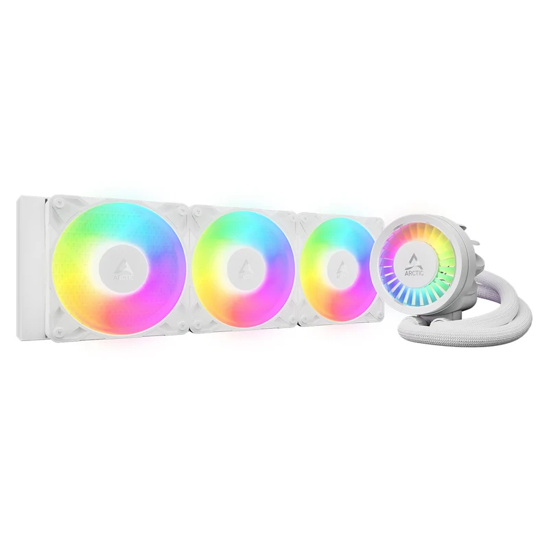 Arctic Liquid Freezer III Pro 360 A-RGB Multi Compatible AIO CPU Water Cooler (Black, White)