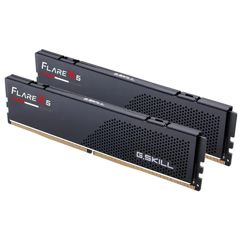 G.Skill Flare X5 32GB (2x16GB) DDR5 6000 MT/s CL32-38-38-96 1.35V AMD EXPO Desktop Memory (Matte Black) (F5-6000J3238F16GX2-FX5)
