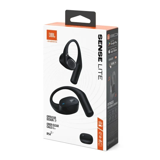 JBL Sense Lite True Wireless Open-Ear Headphones with JBL OpenSound Technology & Ear Hook Design (Black, Beige, Purple, White, Blue)