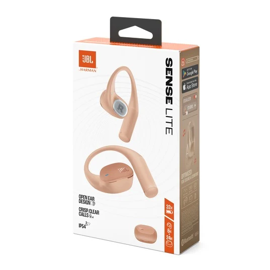 JBL Sense Lite True Wireless Open-Ear Headphones with JBL OpenSound Technology & Ear Hook Design (Black, Beige, Purple, White, Blue)