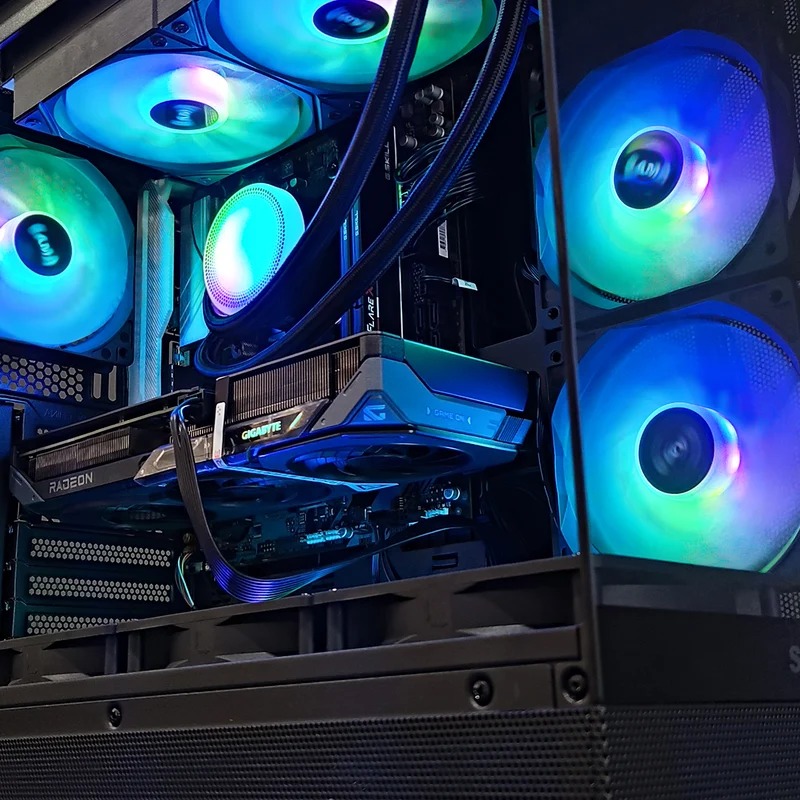 Sigma V40 Black Desktop Gaming PC | Ryzen 5 7500F | 32GB RAM | 1TB SSD | RX 9060 XT | Windows 11 Pro