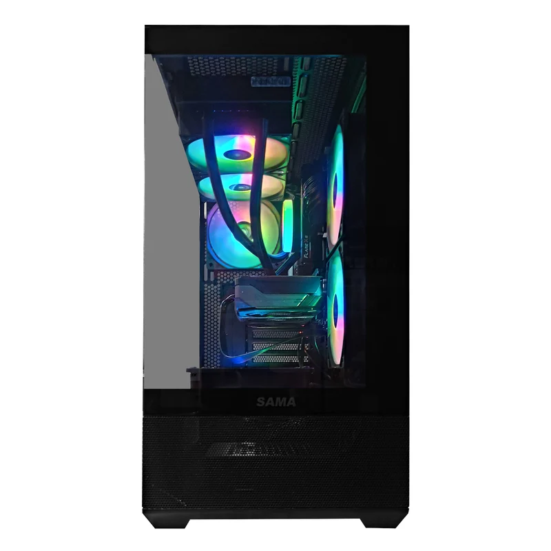 Sigma V40 Black Desktop Gaming PC | Ryzen 5 7500F | 32GB RAM | 1TB SSD | RX 9060 XT | Windows 11 Pro