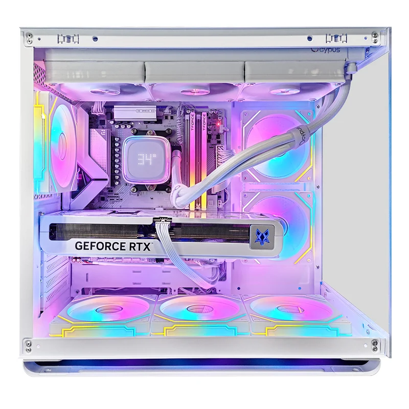 Sophos Iota C70 White Desktop Gaming PC | AMD Ryzen 7 7700X | 32GB RAM | 1TB SSD | RTX 5070 | Windows 11 Pro