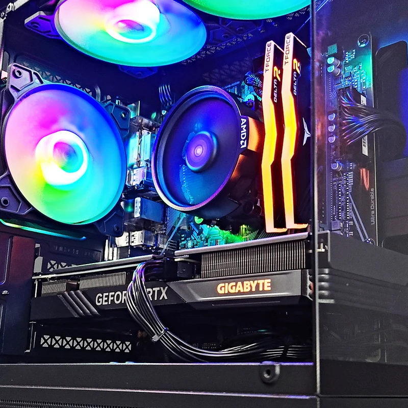 Alpha Reyna Black Desktop Gaming PC | AMD Ryzen 5 5600 | 16GB RAM | 512GB SSD | RTX 4060 | Windows 11 Pro
