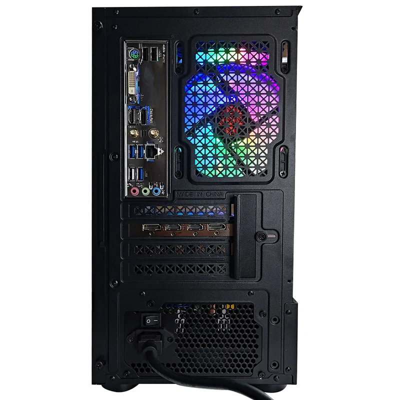 Alpha Reyna Black Desktop Gaming PC | AMD Ryzen 5 5600 | 16GB RAM | 512GB SSD | RTX 4060 | Windows 11 Pro