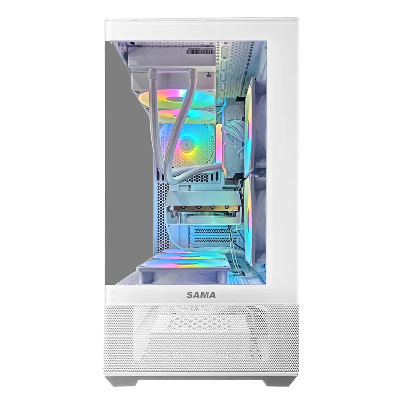 Sigma V40 White Desktop Gaming PC | AMD Ryzen 5 8400F | 32GB RAM | 1TB SSD | RX 9060 XT | Windows 11 Pro
