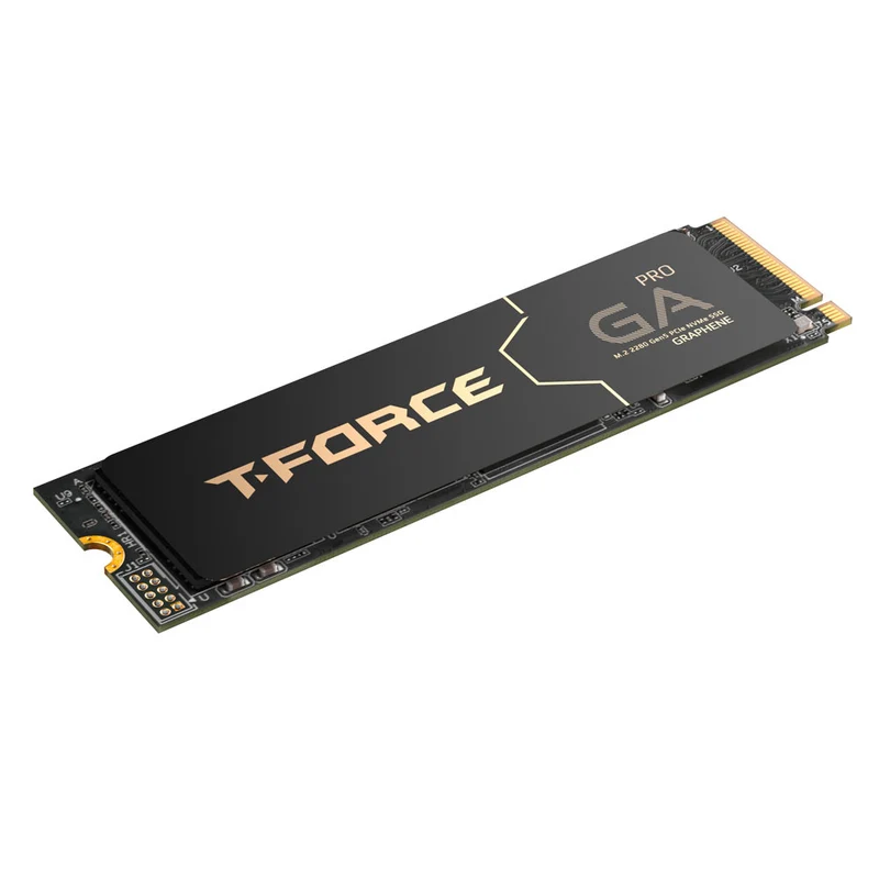 TeamGroup T-Force GA Pro M.2 2280 1TB PCIE Gen5 x4 NVMe 1000MB/s Read Gaming SSD with Graphene Heat Sink (TM8FFJ001T0C129)