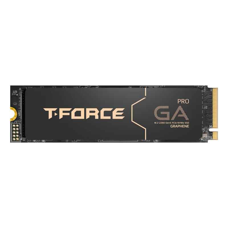 TeamGroup T-Force GA Pro M.2 2280 1TB PCIE Gen5 x4 NVMe 1000MB/s Read Gaming SSD with Graphene Heat Sink (TM8FFJ001T0C129)