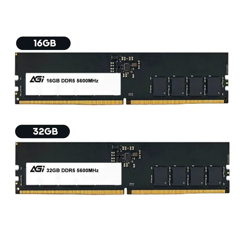 AGI UD238 DDR5 5600MHz CL46 1.1V Single Pack Desktop Memory (16GB, 32GB)