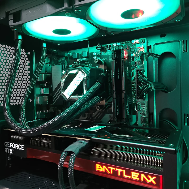 Aurora Elite 301 Black Desktop Gaming PC | AMD Ryzen 5 7500F | 32GB RAM | 1TB SSD | RTX 5070 | Windows 11 Pro