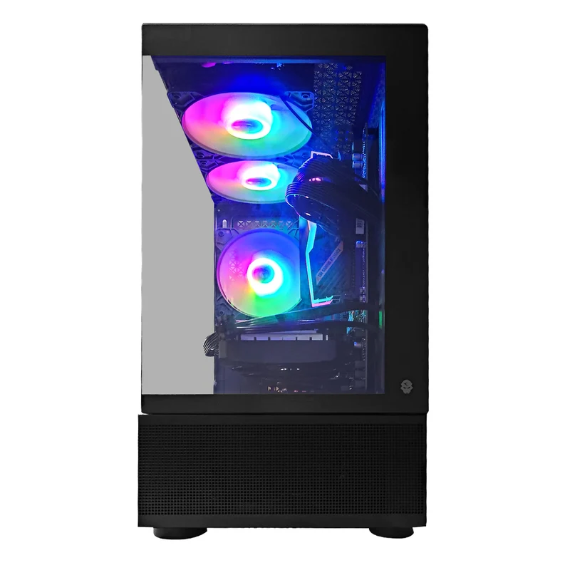 Alpha Reyna Black Desktop Gaming PC | AMD Ryzen 5 5600 | 16GB RAM | 512GB SSD with WiFi + Bluetooth| GeForce RTX 4060 | Windows 11 Pro