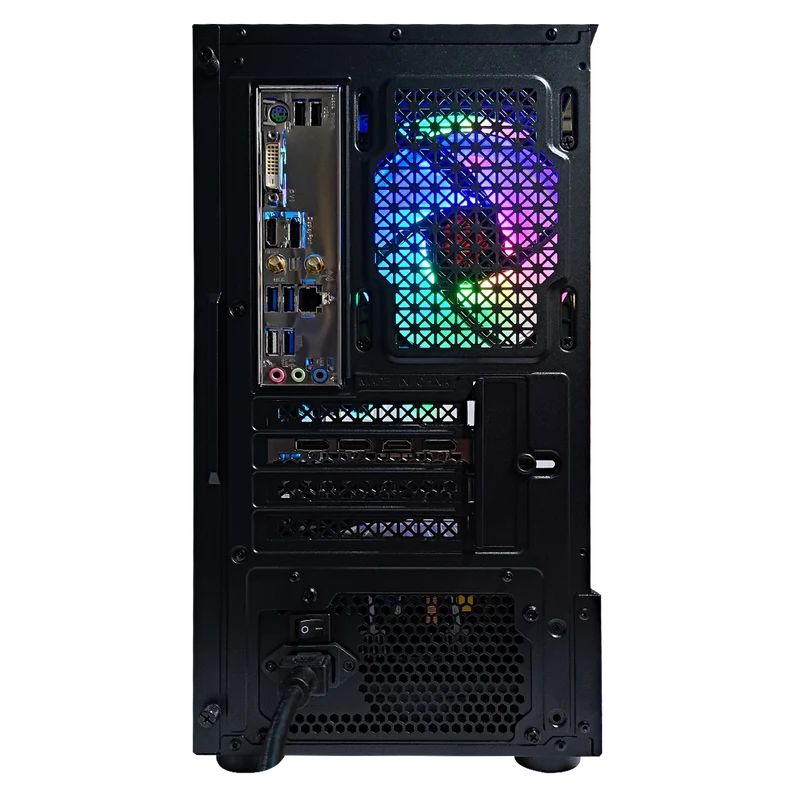 Alpha Reyna Black Desktop Gaming PC | AMD Ryzen 5 5600 | 16GB RAM | 512GB SSD with WiFi + Bluetooth| GeForce RTX 4060 | Windows 11 Pro