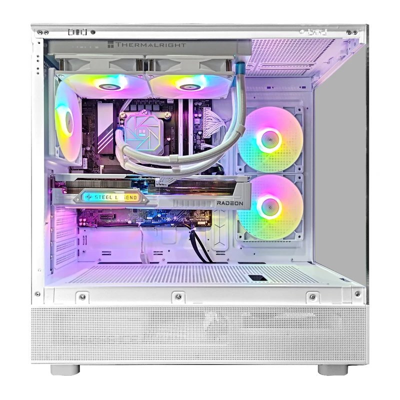 Sigma XR White Desktop Gaming PC | Intel i5 14400 | 32GB RAM | 1TB SSD | RX 9060 XT OC | Windows 11 Pro