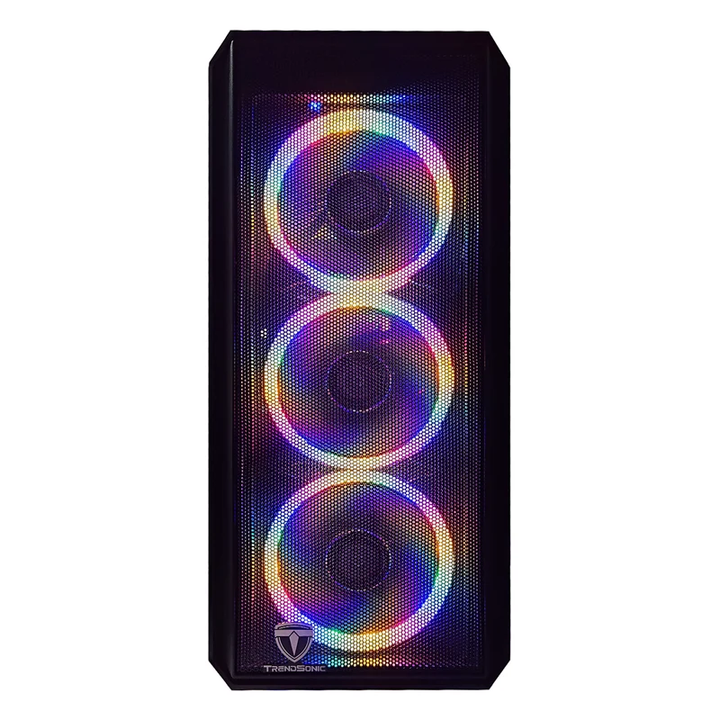 Alpha Megatron Black Desktop Gaming PC | Intel i5 12400F | 16GB RAM | 500GB SSD | GeForce RTX 4060 OC | Windows 11 Pro