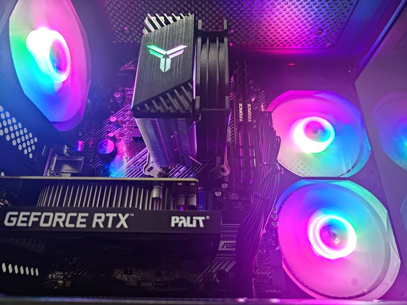 Alpha Eris Black Desktop Gaming PC | AMD Ryzen 5 5500 | 16GB RAM | 512GB SSD | GeForce RTX 3050 | Windows 11 Pro